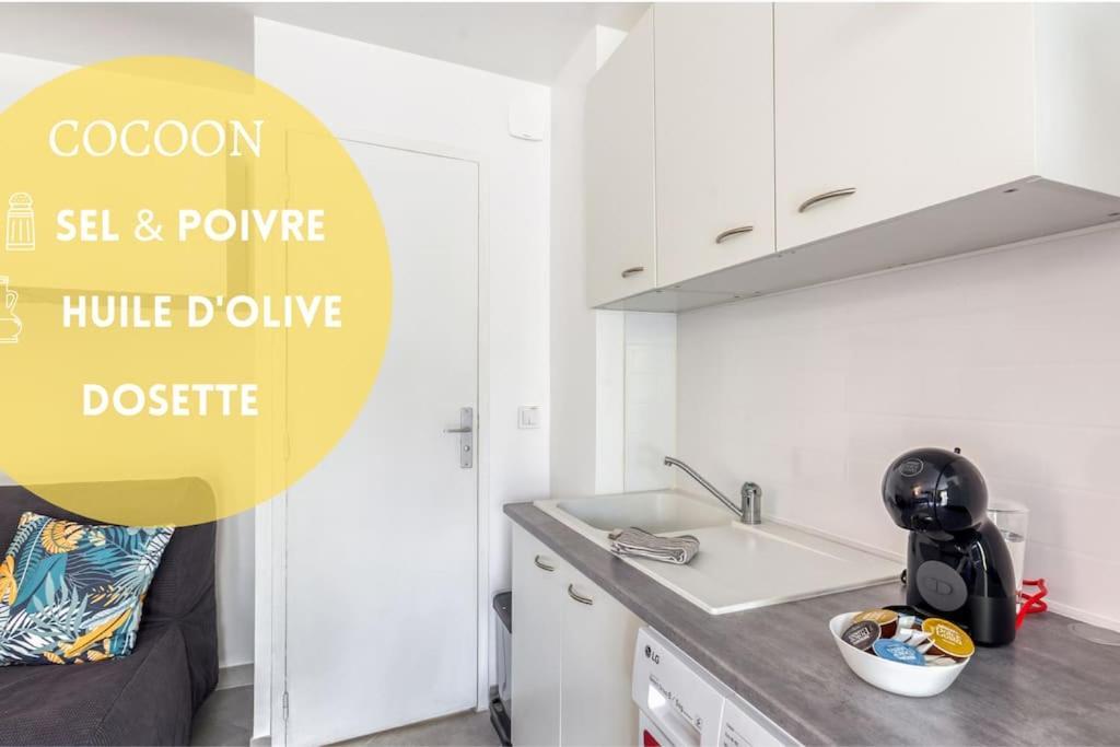 Cocoon - Jardin - Boite A Cle - Wi-Fi Apartman Baulne Kültér fotó