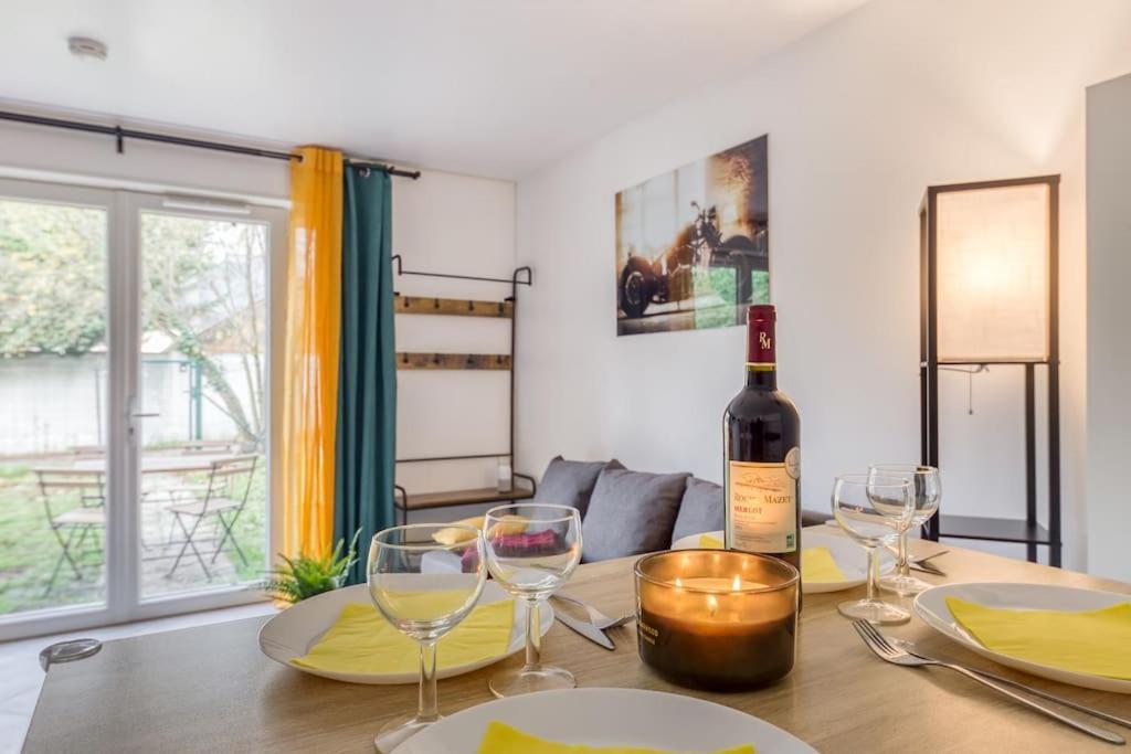 Cocoon - Jardin - Boite A Cle - Wi-Fi Apartman Baulne Kültér fotó