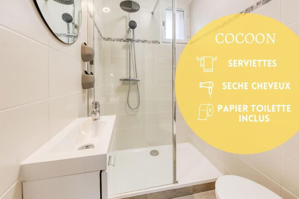 Cocoon - Jardin - Boite A Cle - Wi-Fi Apartman Baulne Kültér fotó